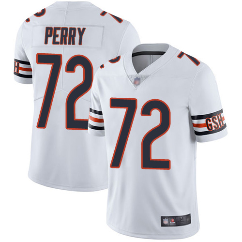 Chicago Bears Limited White Men William Perry Road Jersey NFL Football 72 Vapor Untouchable